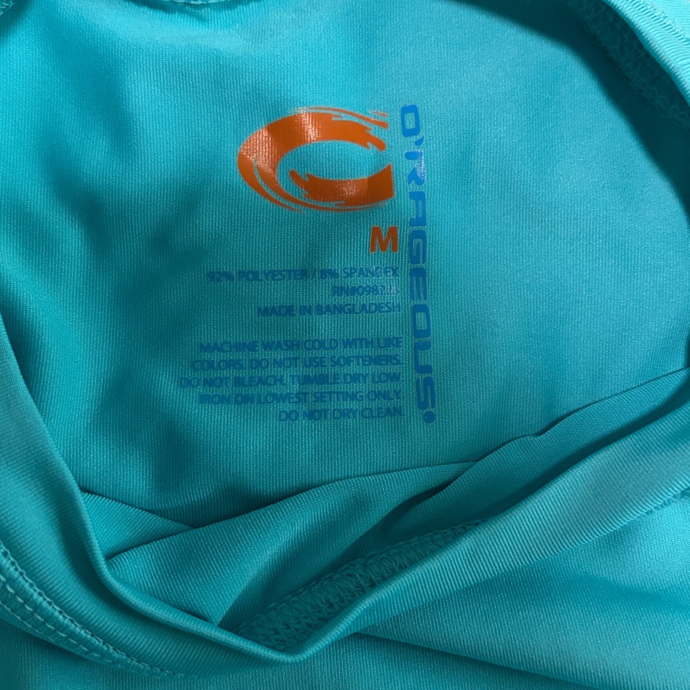 O'Rageous Men's Blue Rash Guard - Picture 2 of 2